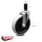 Service Caster 5 Inch Thermoplastic Rubber Wheel 1-1/5 Inch Expanding Stem Caster SCC SCC-EX05S510-TPRS-114 - alternate 3